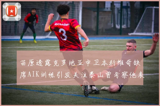 苗原透露克罗地亚中卫本科维奇缺席AIK训练引发关注泰山曾考察他表现