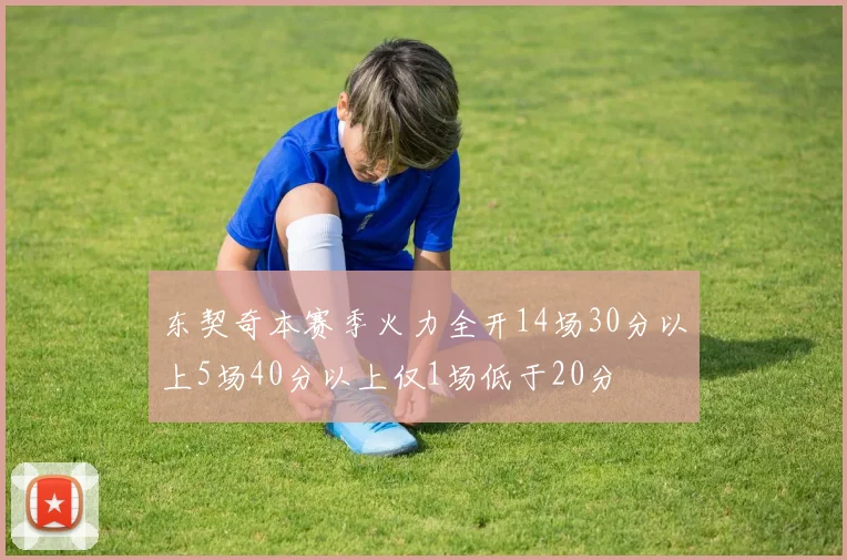 东契奇本赛季火力全开14场30分以上5场40分以上仅1场低于20分